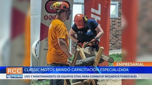 Classic Motos brindó capacitación especializada en el uso y mantenimiento de equipos Stihl