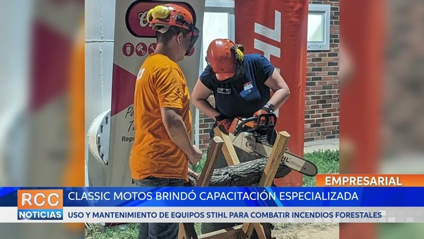 Classic Motos brindó capacitación especializada en el uso y mantenimiento de equipos Stihl