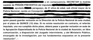 Policía procesado por abuso sexual en niños debe ser remitido mañana a Asunción | Radio Regional 660 AM
