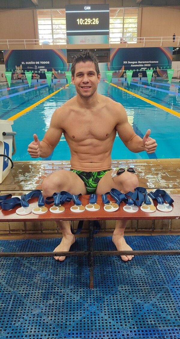 Charles Hockin destaca buen momento de la natación en Paraguay