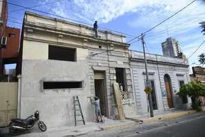 Casa patrimonial: Realizan trabajos de remodelación sin permiso municipal - Nacionales - ABC Color