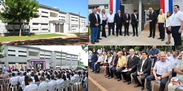 GOBIERNO INAUGURA MODERNA CONSTRUCCIÓN EN ICÓNICO COLEGIO DE FRAM - Itapúa Noticias