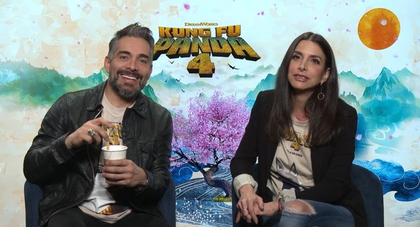 Omar Chaparro y Verónica Toussaint hablan de Kung Fu Panda 4 en entrevista exclusiva con Lu Sapena - trece