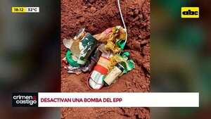 Video: desactivan una bomba del EPP en Pedro Juan Caballero - Crimen y castigo - ABC Color