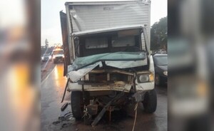 Choque generó gran embotellamiento sobre ruta PY02