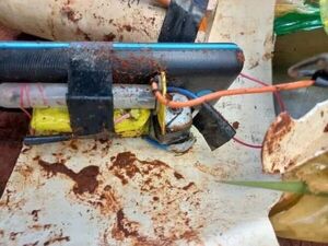FTC desactivó una bomba semienterrada en un camino en Amambay