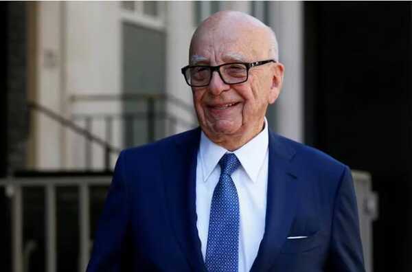 A los 92 años, Rupert Murdoch se comprometió por sexta vez