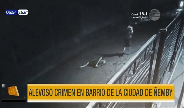 Alevoso crimen en barrio de Ñemby | Telefuturo