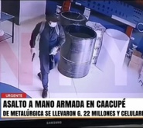 Millonario asalto a una metalúrgica en Caacupé - Paraguay.com