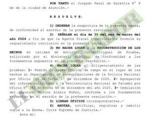 Reabren causa por doble homicidio en el Penal de Tacumbú en 2020