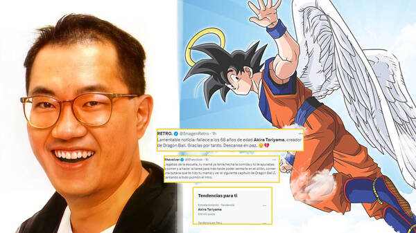 ¡Tristeza mundial! Ñandereja el creador de Dragon Ball