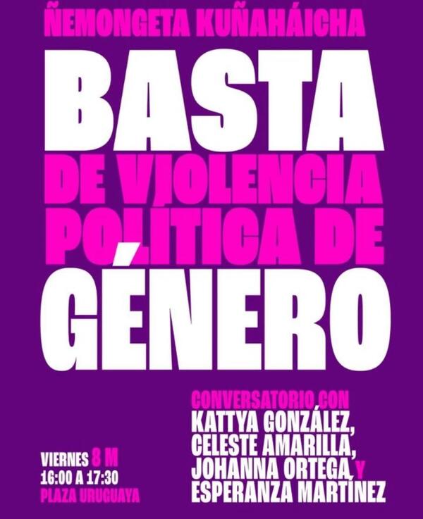 CONSERVATORIO «BASTA DE VIOLENCIA POLÍTICA DE GÉNERO»