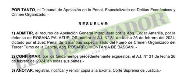 Exdefensora del presunto narco Walter José Galindo continuará en prisión