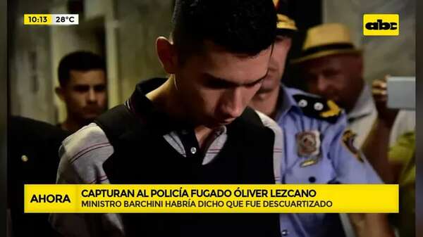 No estaba muerto: capturaron a Oliver Lezcano, policía fugado de Tacumbú - ABC Noticias - ABC Color