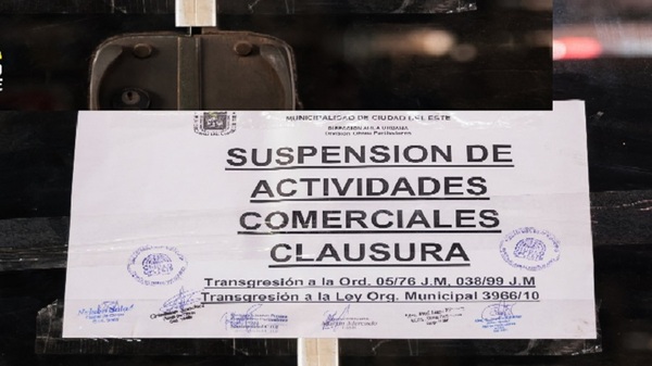 CDE: Clausuran galería comercial por varias irregularidades - Noticias Paraguay