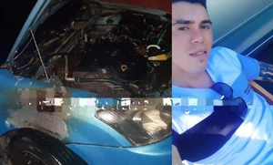 Joven quemó auto de su ex y la amenazó con un arma en Caaguazú - Noticiero Paraguay