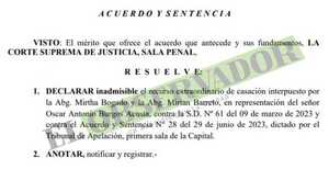 Queda firme la condena a condenado por el caso Camaleón 