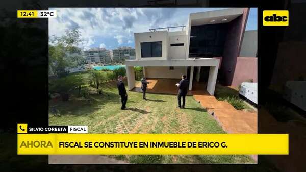 Erico Galeano: fiscal se constituyó en lujosa residencia para tasar la propiedad - ABC Noticias - ABC Color
