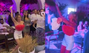 Actriz paraguaya rompió platos en restaurante de México