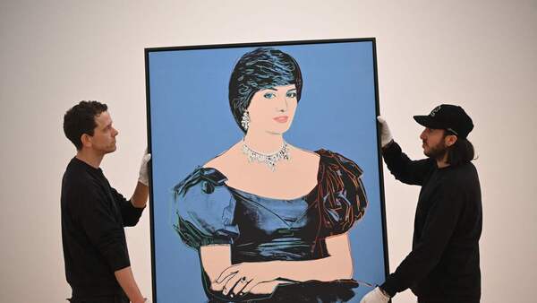 Un retrato de Diana de Gales recreado por Andy Warhol se subasta por 3 millones de dólares