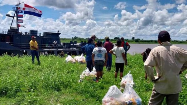 La ayuda humanitaria durará menos de una semana y Bahía Negra sigue aislada