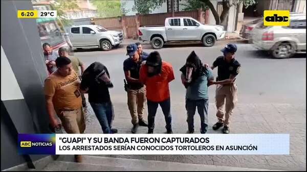 Video: Guapi y su banda fueron capturados - ABC Noticias - ABC Color