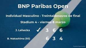Jirí Lehecka se clasifica para los dieciseisavos de final del torneo de Indian Wells - Tenis - ABC Color