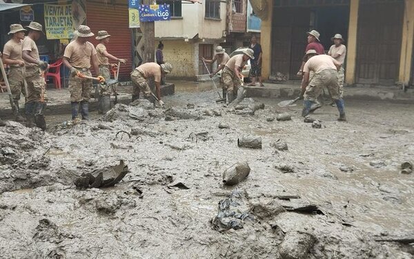 Se elevan a 48 las víctimas y 39.814 familias afectadas por las lluvias en Bolivia