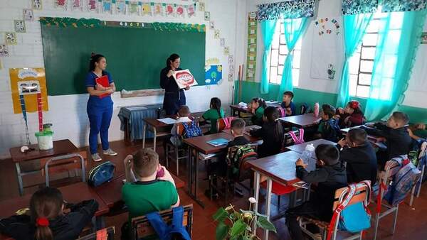 REALIZARON CHARLAS EN ESCUELAS SOBRE SALUD BUCODENTALES EN ITAPÚA POTY - Itapúa Noticias