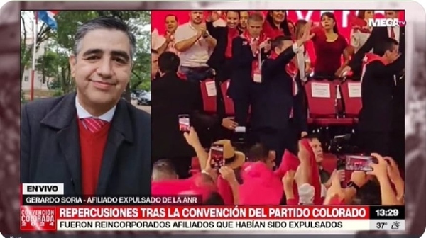 Ex dirigente colorado sostiene que “se notó una apatía total, por más que quieran vender otra cosa” tras la convención