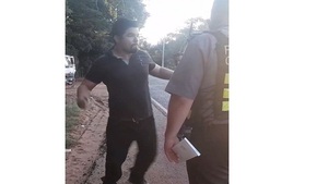 Hombre agredió a puñetazos a agente de la Caminera en Areguá - Noticias Paraguay