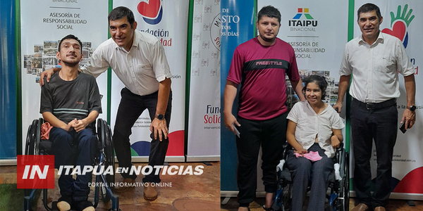 FUNDACIÓN “SOLIDARIDAD” ENTREGÓ 28 SILLAS DE RUEDAS EN MAYOR OTAÑO - Itapúa Noticias