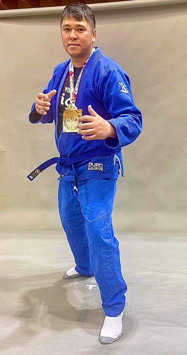 Concepcionero residente en Japón gana su segunda medalla de oro en el Campeonato Asia Jiu Jitsu Cup