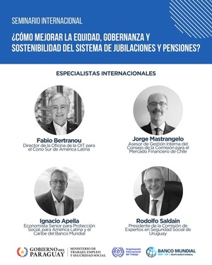 Expertos abordarán desafíos que enfrenta el sistema de jubilaciones y pensiones en Paraguay - .::Agencia IP::.