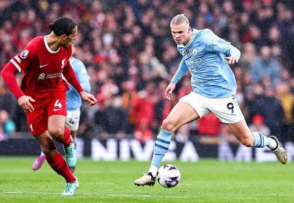 En un partidazo en Anfield, Liverpool y Manchester City igualaron a un gol