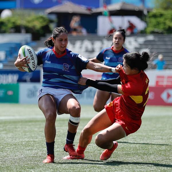 Dos triunfos finales ubicaron al team Paraguay de rugby seven top 9 en Montevideo - La Tribuna