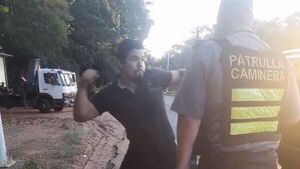 Detenido por propinar un puñetazo a agente de la Patrulla Caminera - Unicanal