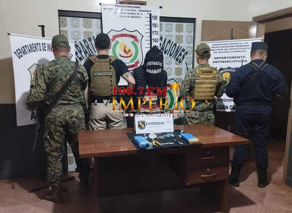 Detienen a un hombre que mantenía en zozobra a pobladores del asentamiento Pu'a Pyahu - Radio Imperio 106.7 FM