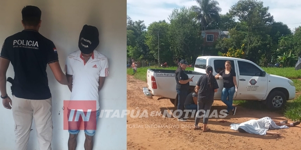 DETUVIERON A UN SOSPECHOSO EN EL PRESUNTO CASO DE HOMICIDIO OCURRIDO EN TRINIDAD - Itapúa Noticias