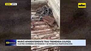 Video: Murió aparentemente tras tremenda golpiza - ABC Noticias - ABC Color