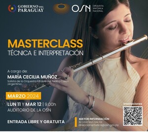 Dictarán Masterclasses gratuitas con solista de la orquesta del Teatro Colón - .::Agencia IP::.