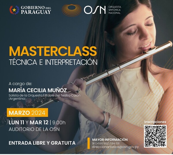 Dictarán Masterclasses gratuitas con solista de la orquesta del Teatro Colón - .::Agencia IP::.
