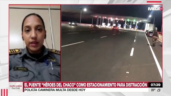 Desde hoy, multarán a quienes estacionen en banquinas del Puente Héroes del Chaco - Megacadena - Diario Digital
