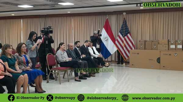 Estados Unidos donó equipos por valor de USD 150 mil a los juzgados especializados