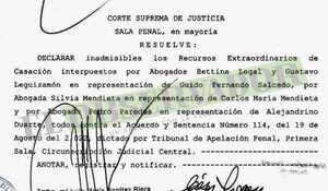 Queda firme pena de cárcel para tres condenados por construcciones irregulares en colegios de Lambaré