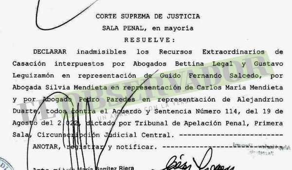 Queda firme pena de cárcel para tres condenados por construcciones irregulares en colegios de Lambaré