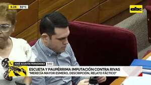 Paupérrima imputación contra Rivas: “fiscal debe corregir y arrimar mayores elementos” - ABC Noticias - ABC Color
