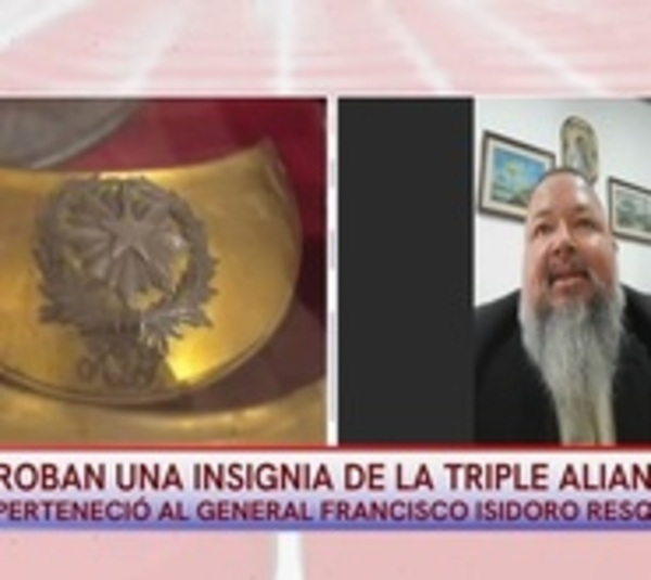 Invalorable insignia de la Guerra de la Triple Alianza fue robada - Paraguay.com