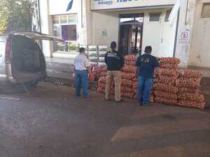 Incautan productos frutihortícolas sin el etiquetado correspondiente