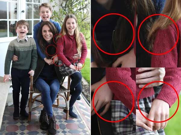 La princesa Kate reconoce que retocó la foto con sus hijos y pide disculpas - Gente - ABC Color